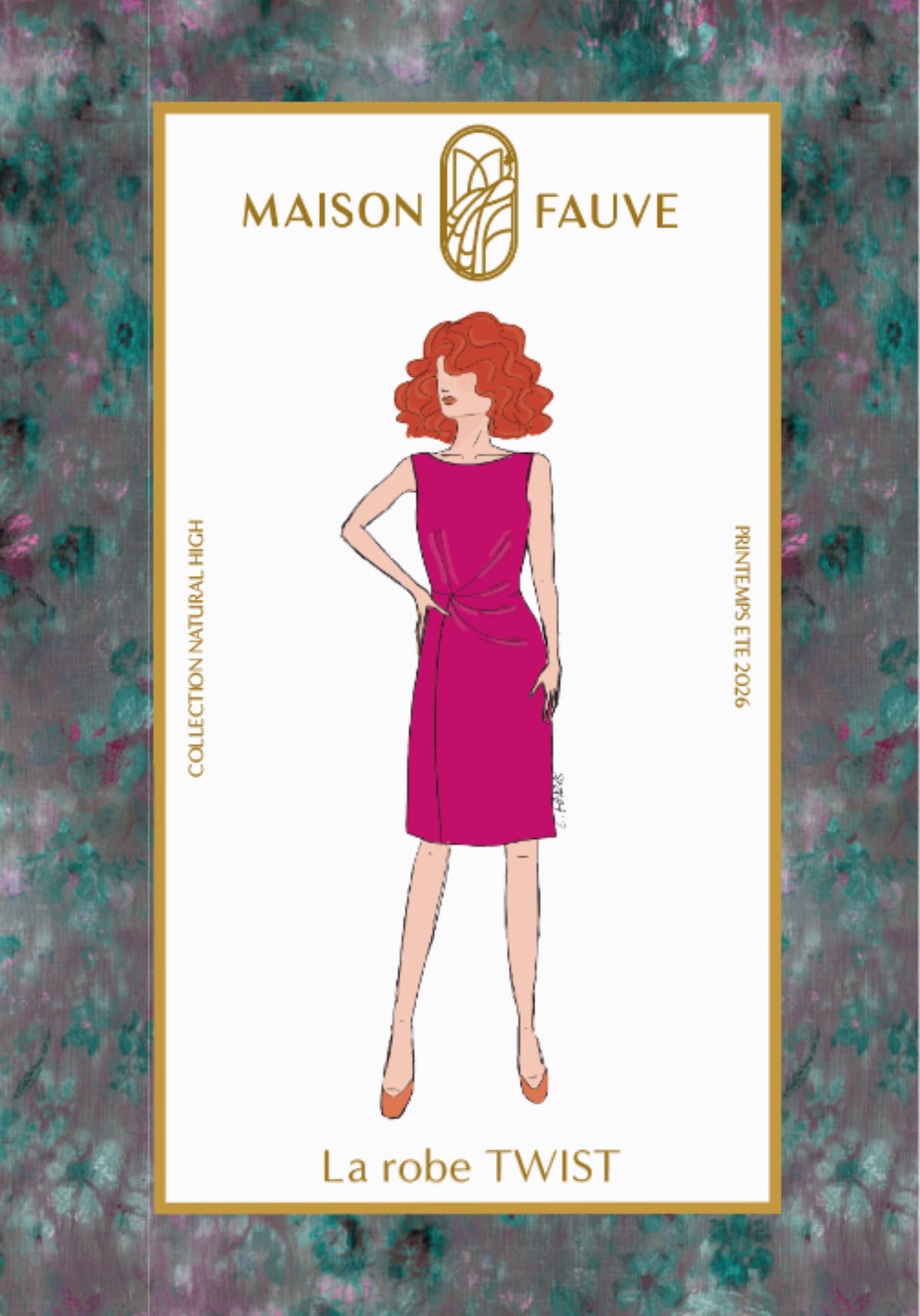 Sewing Pattern - Maison Fauve - Twist Dress