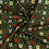 Thumbnail: Cotton Poplin - Christmas Print - Green, Gold & Multi
