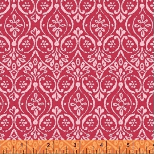 Free Spirit - Whistler Studios - Paisley Print - Red And Pink