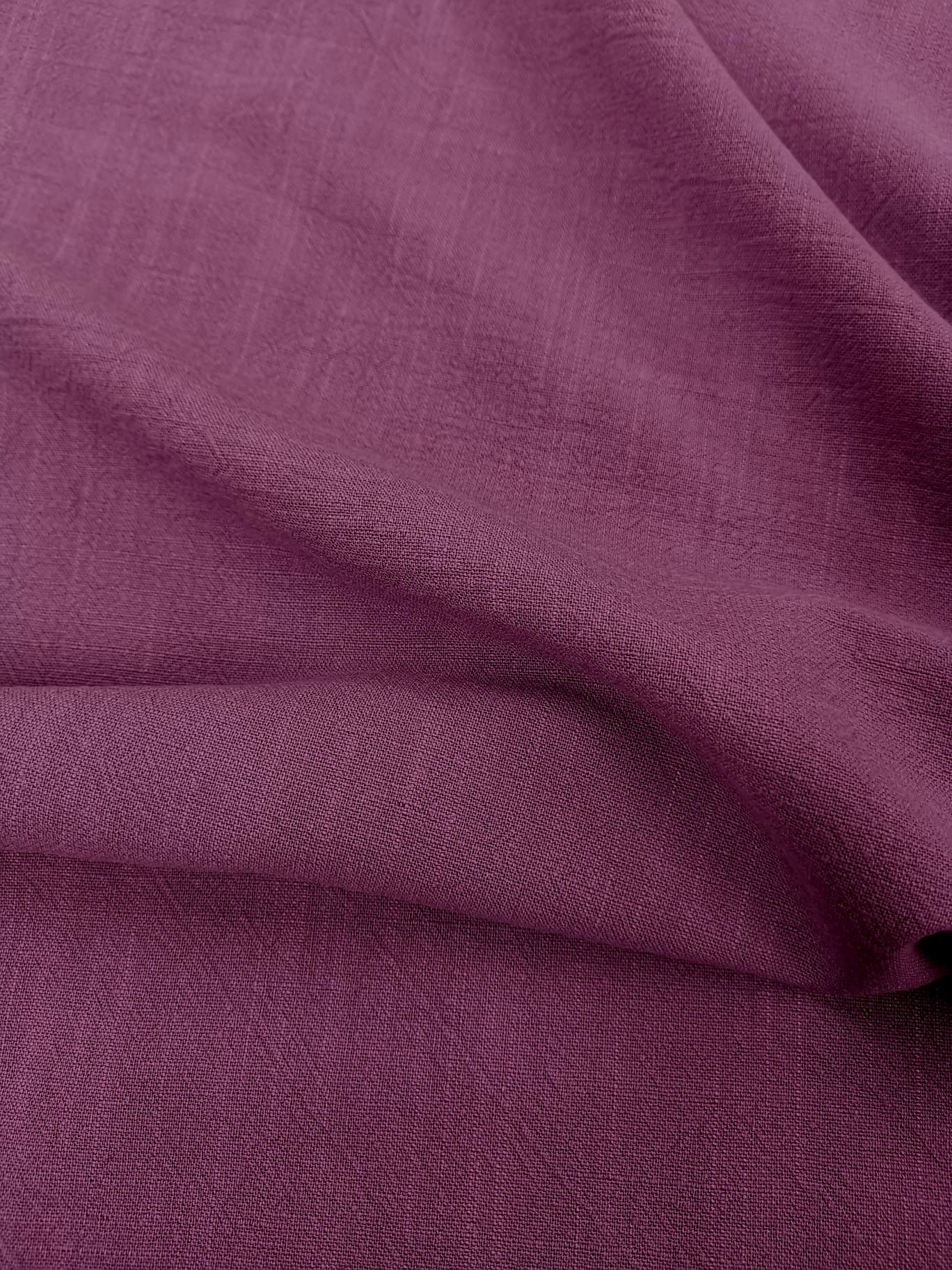Viscose Linen Slub - Woven Fabric - Lipstick Pink