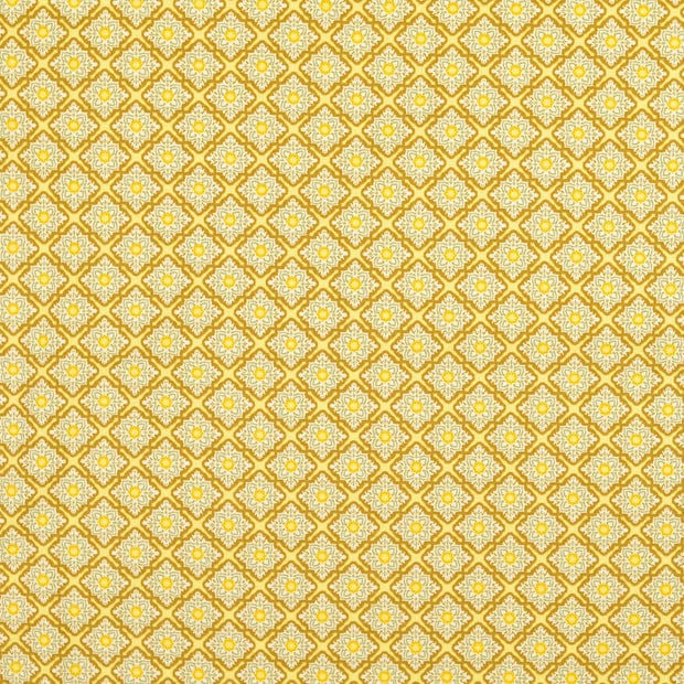 Thumbnail: Cotton Jersey - Small Graphic Print - Yellow And Multi