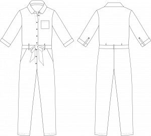 Thumbnail: Sewing Pattern - Cha Coud - Imae Jumpsuit - Sizes 34 - 52
