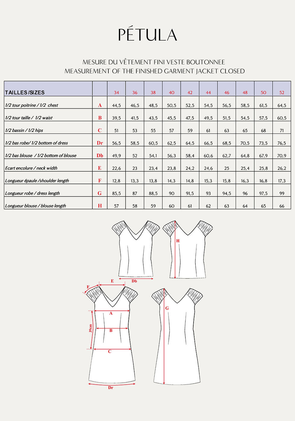 Thumbnail: Sewing Pattern - Maison Fauve  - Petula Dress & Top