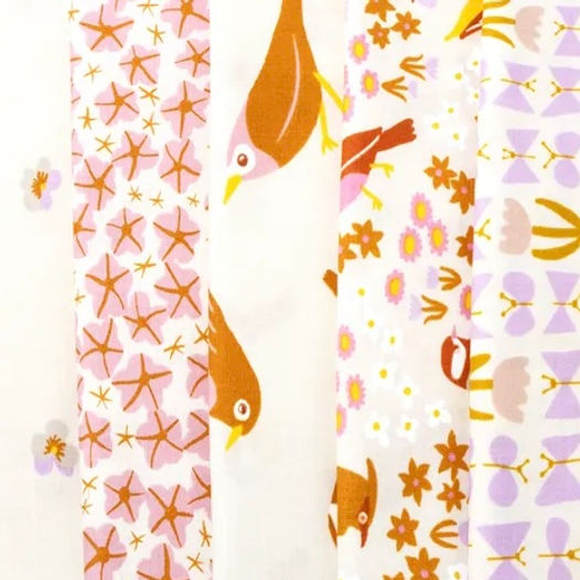 Thumbnail: Charm Pack - Kim Kight For Moda - Bird Is The Word - Multi - 42 Piece