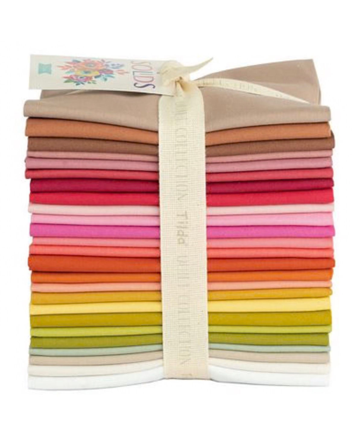 Fat Quarter Bundle - Quilting Cotton - Tilda - Solid Colours - 25 Pcs
