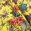 Thumbnail: Woven Cotton - Hand Screen Printed - Bird & Floral Print - Yellow And Multi 