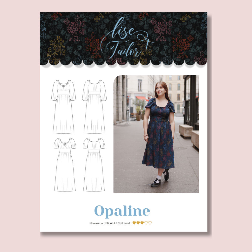 Sewing Pattern - Lise Tailor  - Opaline Dress