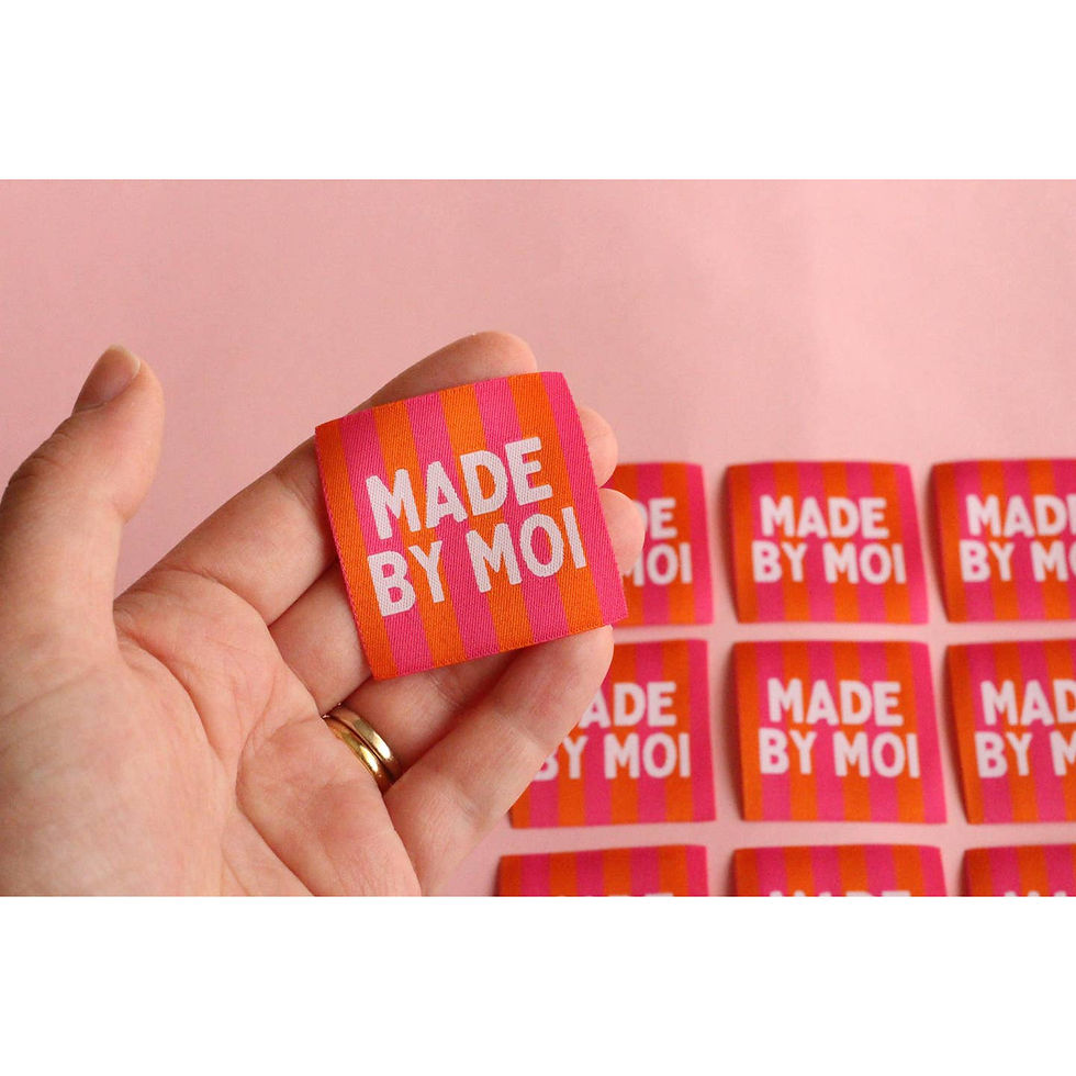 Thumbnail: Woven Label - The Cosy Club Handmade - Made By Moi