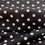Thumbnail: Cotton Poplin  - Polka Dot Print - Black & White