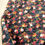 Thumbnail: Minky Fabric - Smooth To Touch - Digital Floral Print - Black And Multi