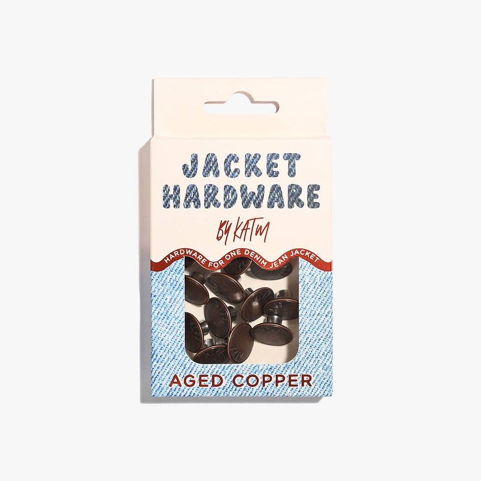 Thumbnail: Kylie And The Machine - Jacket Hardware Kit - Aged Copper 