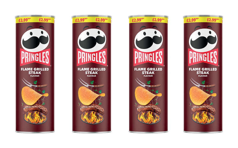 Pringles introduces Flame Grilled Steak flavour
