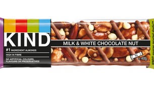 Kind expands UK core portfolio with milk and white chocolate nut bar