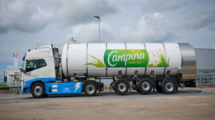 FrieslandCampina launches electric milk transport initiative in the Netherlands
