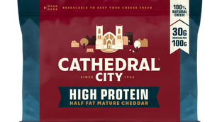 Cathedral City unveils high-protein, half-fat cheddar range