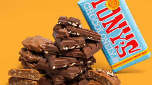 Tony’s Chocolonely launches Milk Chocolate Pecan Caramel Crunch Bar