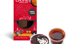 Chopstix makes retail debut with ‘Wok Pot’ cooking sauce range