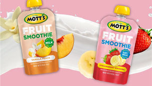 Mott’s launches new Fruit Smoothie pouches