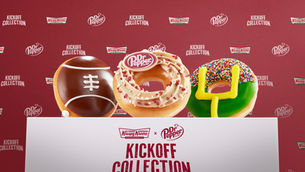 Krispy Kreme and Dr Pepper collaborate on doughnuts for US football season