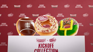 Krispy Kreme and Dr Pepper collaborate on doughnuts for US football season