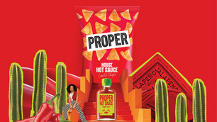UK snack brand Proper launches House Hot Sauce Lentil Chips amid spicy snacking boom