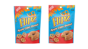 Flipz introduces seasonal Apple Cider Donut flavour ahead of fall