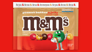 Mars introduces M&M's Peanut Butter & Jelly flavour