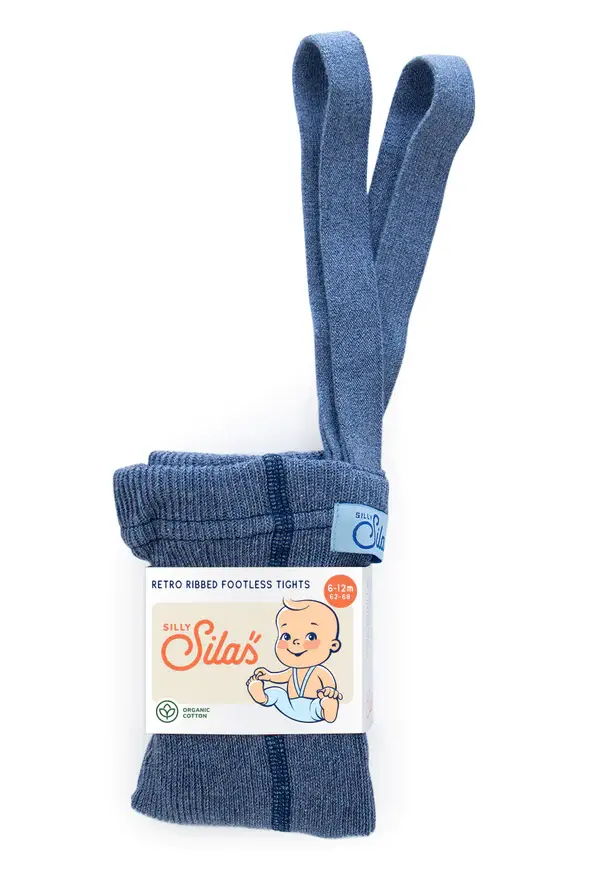Thumbnail: Silly Silas - Footless Steel Blue Blend