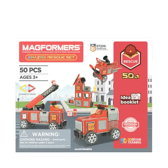 Thumbnail: Magformers Amazing Rescue 50PC