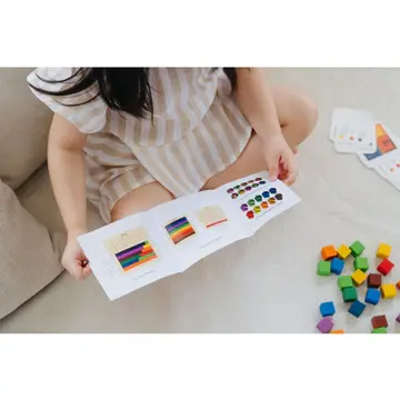 Thumbnail: PlanToys 100 Counting Cubes - Unit Plus