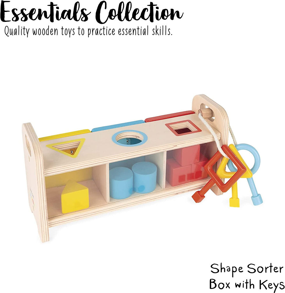 Thumbnail: Janod Shape Sorter Box with Keys