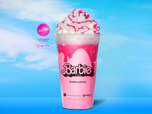 Hi Barbie! Universo rosa invade Go Coffee com novo Frappe licenciada pela Warner Bros