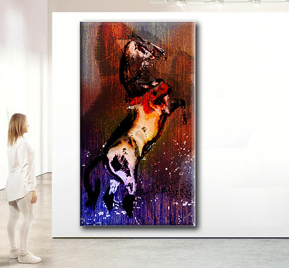 Abstract Horse Art