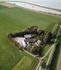 Helicopter foto van Hofstede 's gravenhoek.