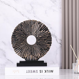 19 Black and Gold Home Decor Sculpture.jpeg