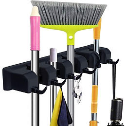 CINEYO Mop and Broom Holder Wall Mount Heavy Duty Tool Organizer (Option 1) .jpeg