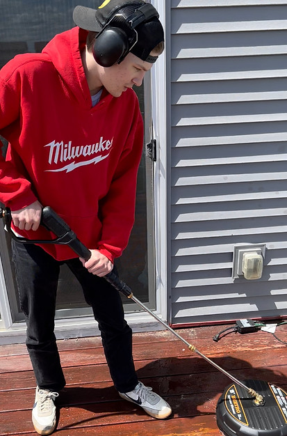 Deck Surface Cleaning