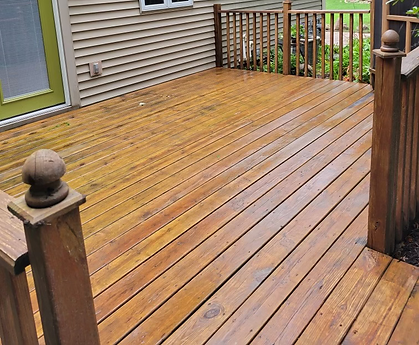Cleaned Deck