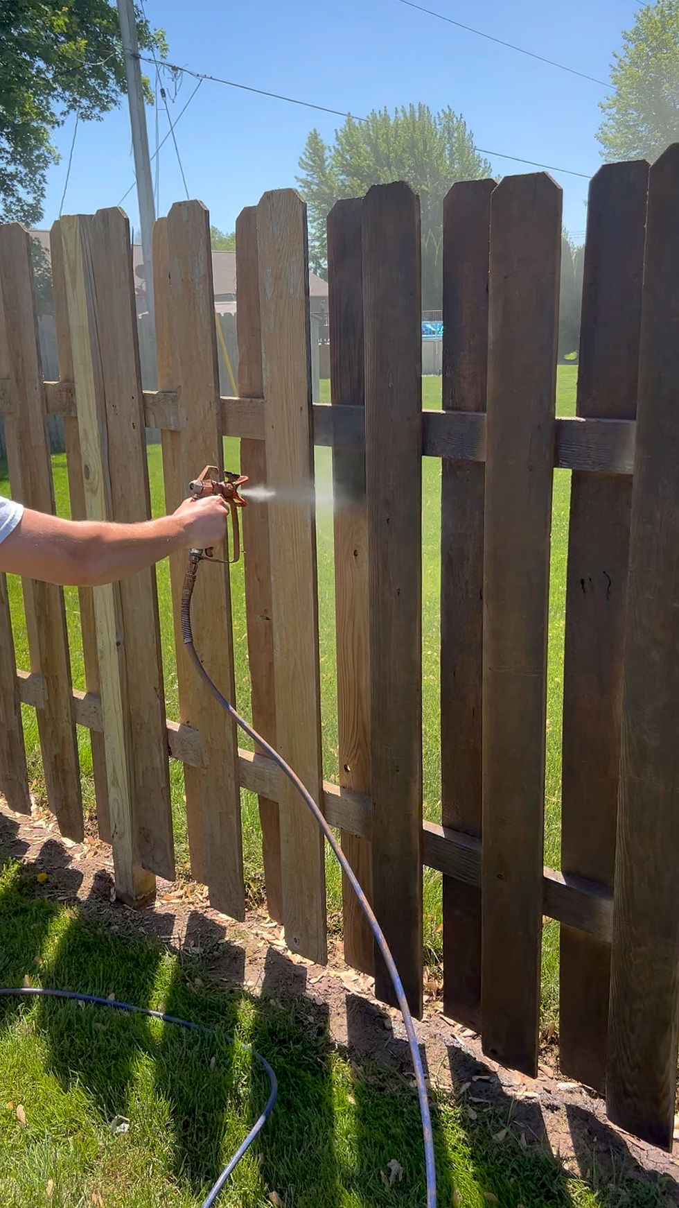 sprayer fence