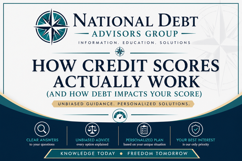 How Credit Scores Actually Work (And How Debt Impacts Your Score)