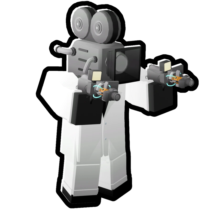 Large Scientist Cameraman artwork