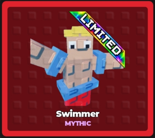 Swimmer artwork