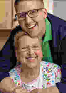 JOY FOR LIFE: Chris and his mom Barbara know that a positive attitude makes all the difference.