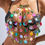 Thumbnail: Albidalove Acrylic Beaded Bra Bracelet Seascale Sequins Crop Top Belly