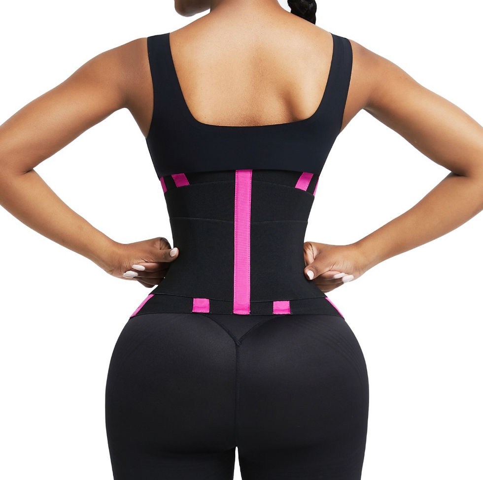 Thumbnail: Albidalove High Compression Elasticity Waist Trimmer Belt Women Fitness Back Sup