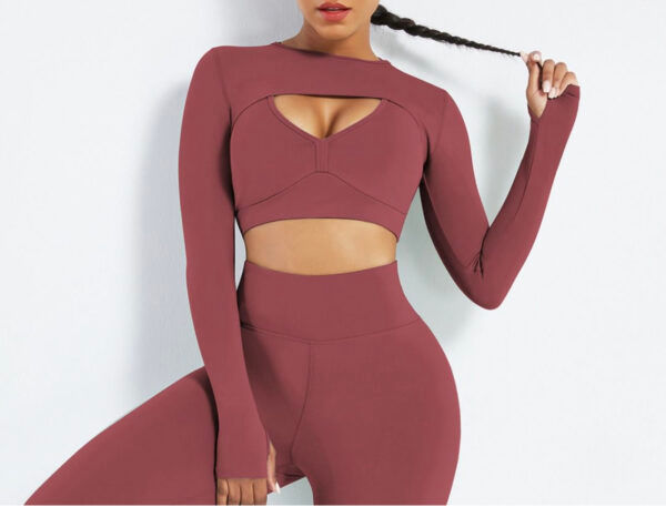 Thumbnail: Albidalove Three-piece set Tracksuits Yoga