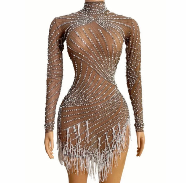 Thumbnail: Albidalove Mini Party Dress Diamonds