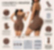 Thumbnail: Albidalove Full Body Shaper High Waist Shapewear Elastic Seamless Slimming.