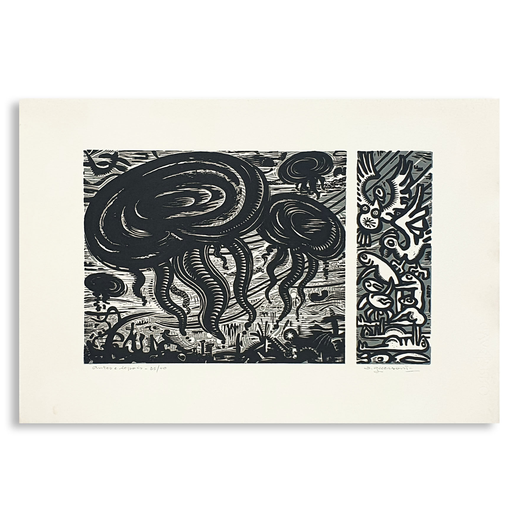 Odetto Guersoni - Litografia - Glatt 184095