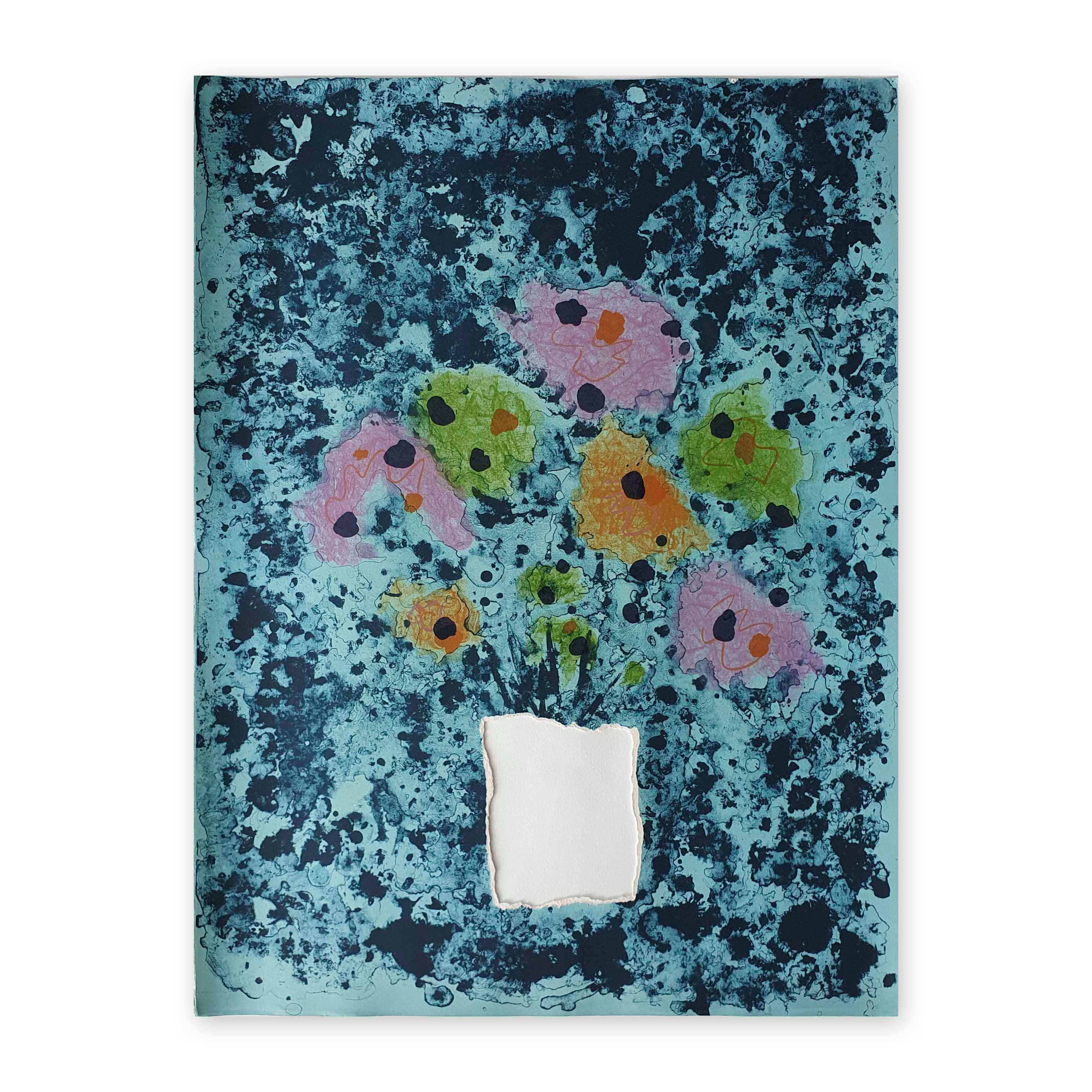 Eduardo Iglesias - Lito com colagem - Glatt 536080